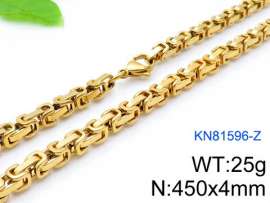 SS Gold-Plating Necklace