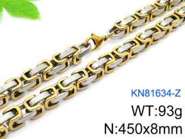SS Gold-Plating Necklace