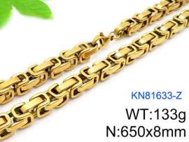 SS Gold-Plating Necklace