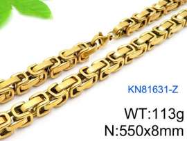 SS Gold-Plating Necklace