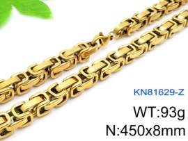 SS Gold-Plating Necklace