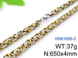 SS Gold-Plating Necklace