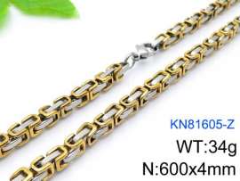 SS Gold-Plating Necklace