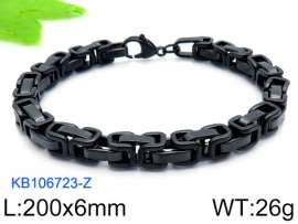 Stainless Steel Black-plating Bracelet