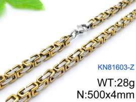 SS Gold-Plating Necklace