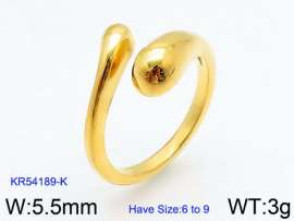 Stainless Steel Gold-plating Ring