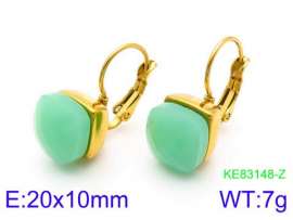 Stainless Steel Stone&Crystal Earring