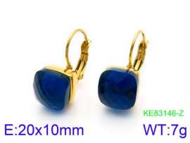 Stainless Steel Stone&Crystal Earring