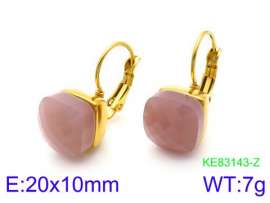 Stainless Steel Stone&Crystal Earring