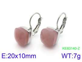 Stainless Steel Stone&Crystal Earring