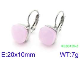 Stainless Steel Stone&Crystal Earring