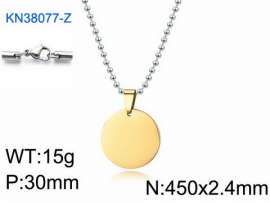 SS Gold-Plating Necklace