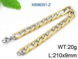 Stainless Steel Gold-plating Bracelet