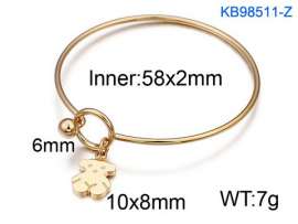 Stainless Steel Gold-plating Bangle