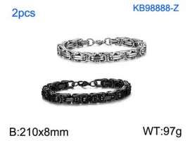 Stainless Steel Black-plating Bracelet