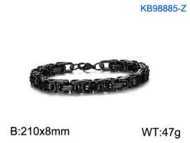 Stainless Steel Black-plating Bracelet