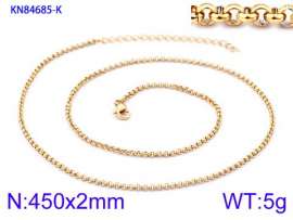 Staineless Steel Small Gold-plating Chain