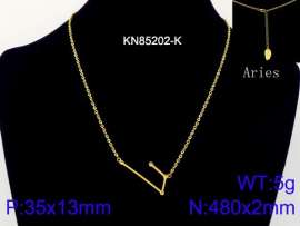 SS Gold-Plating Necklace