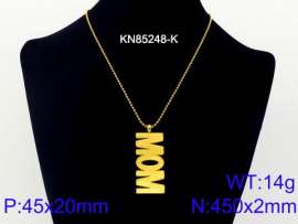 SS Gold-Plating Necklace