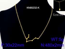 SS Gold-Plating Necklace