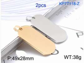 Stainless Steel Gold-plating Pendant
