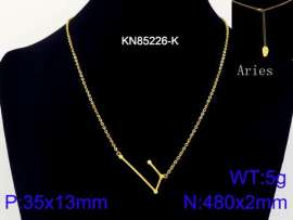 SS Gold-Plating Necklace