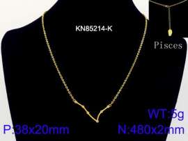 SS Gold-Plating Necklace