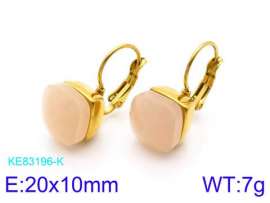 Stainless Steel Stone&Crystal Earring