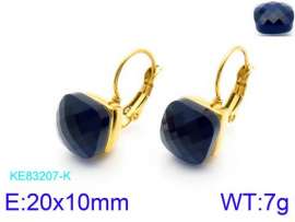 Stainless Steel Stone&Crystal Earring
