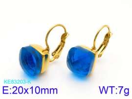Stainless Steel Stone&Crystal Earring