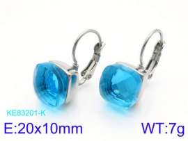 Stainless Steel Stone&Crystal Earring