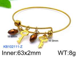 Stainless Steel Gold-plating Bangle