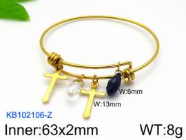 Stainless Steel Gold-plating Bangle