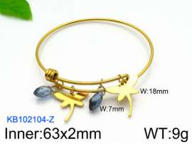 Stainless Steel Gold-plating Bangle