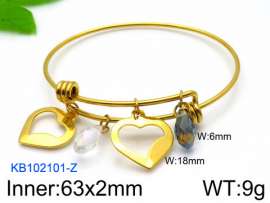 Stainless Steel Gold-plating Bangle