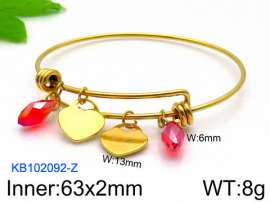 Stainless Steel Gold-plating Bangle