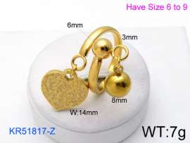 Stainless Steel Gold-plating Ring