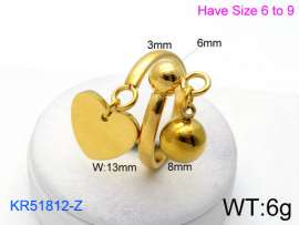 Stainless Steel Gold-plating Ring