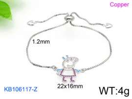 Stainless Steel with Copper Bracelet