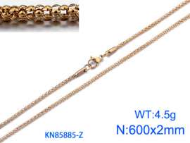 Staineless Steel Small Gold-plating Chain