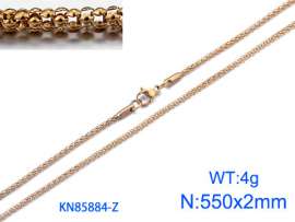 Staineless Steel Small Gold-plating Chain