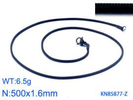 Stainless Steel Black-plating Necklace