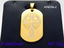 Stainless Steel Gold-plating Pendant