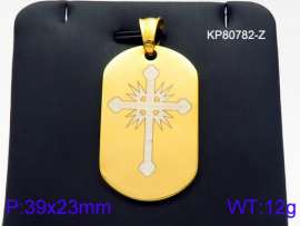 Stainless Steel Gold-plating Pendant