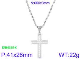 Stainless Steel Stone Necklace