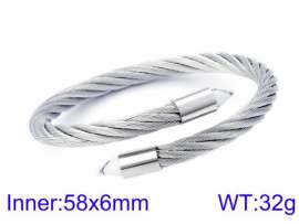 Stainless Steel Wire Bangle