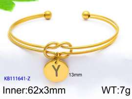 Stainless Steel Gold-plating Bangle
