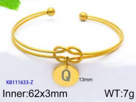 Stainless Steel Gold-plating Bangle