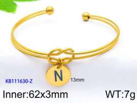 Stainless Steel Gold-plating Bangle