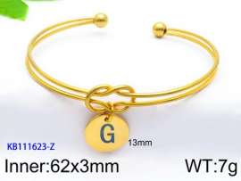 Stainless Steel Gold-plating Bangle
